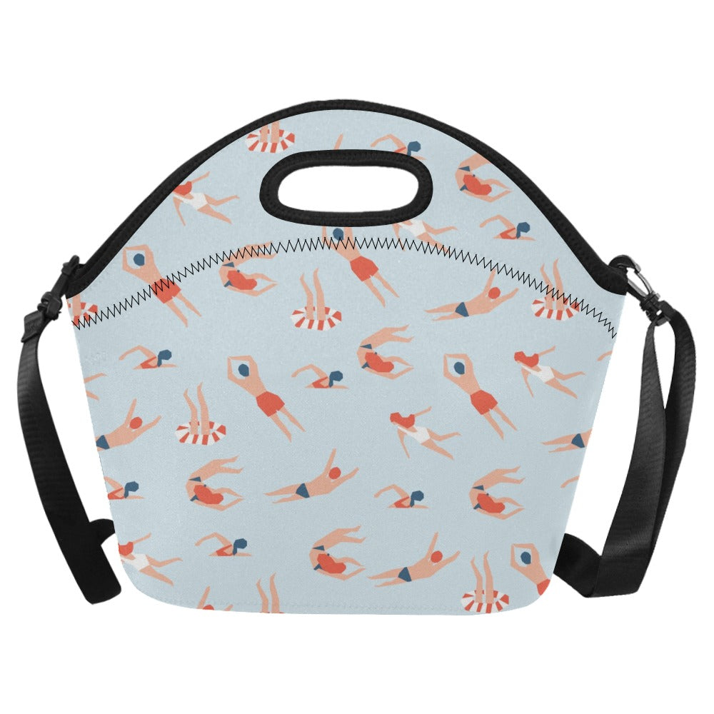 Summer Swim - Neoprene Lunch Bag One Size Neoprene Lunch Bag Printed Offshore