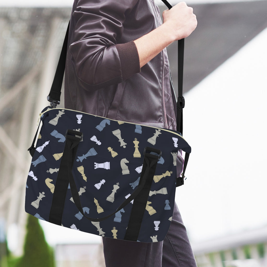 Chess Pattern Duffle Bag-Simple (Model 1715) Duffle Bag-Simple (1715)