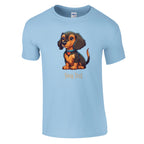Personalised - Your Pet - Classic Unisex Crewneck T-shirt Light Blue Personalised T-shirt customise Globally Fulfilled personalise