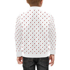 Red Lightning Kids Bomber Jacket Kids Bomber Jacket comic Printed Offshore