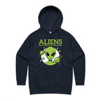 Aliens Don't Believe In You Either Women's AS Colour Hoodie