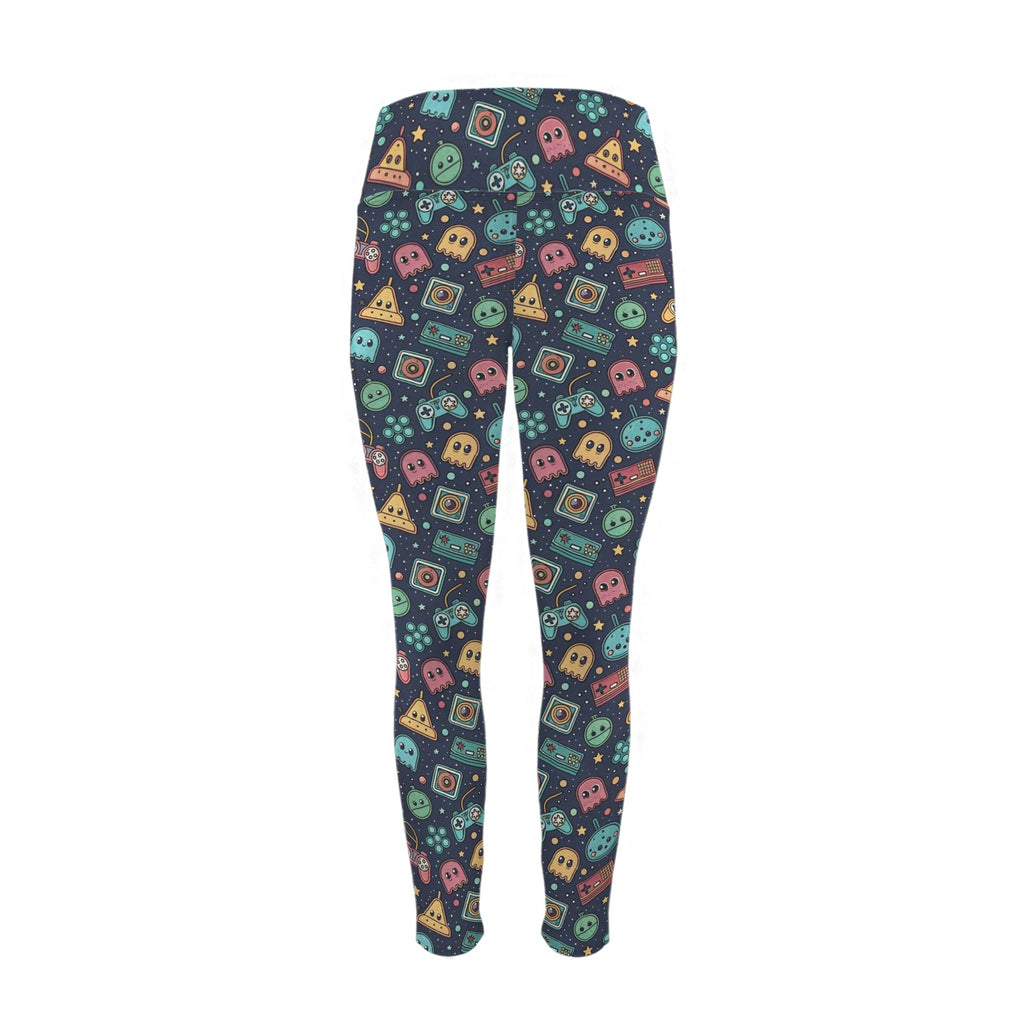 Video Game Women's High Waist Pockets Yoga Leggings Women's High Waist Pockets Yoga Leggings Games Printed Offshore