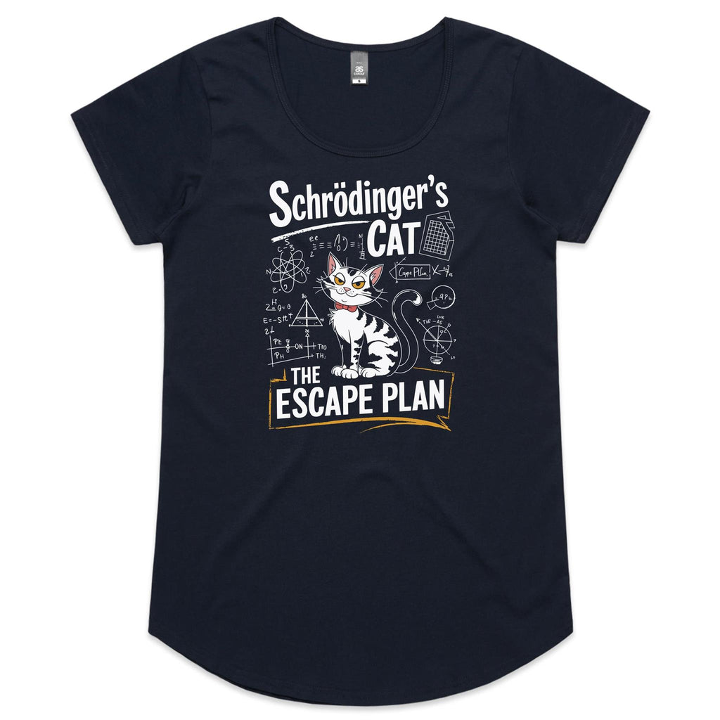 Schrodinger's Cat The Escape Plan Women's AS Colour Scoop Neck T-Shirt