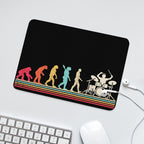 Evolution Of A Drummer Leather Mouse Pad Leather Mouse Pad Music Printed Offshore