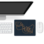 Barista Leather Mouse Pad Leather Mouse Pad Coffee Printed Offshore