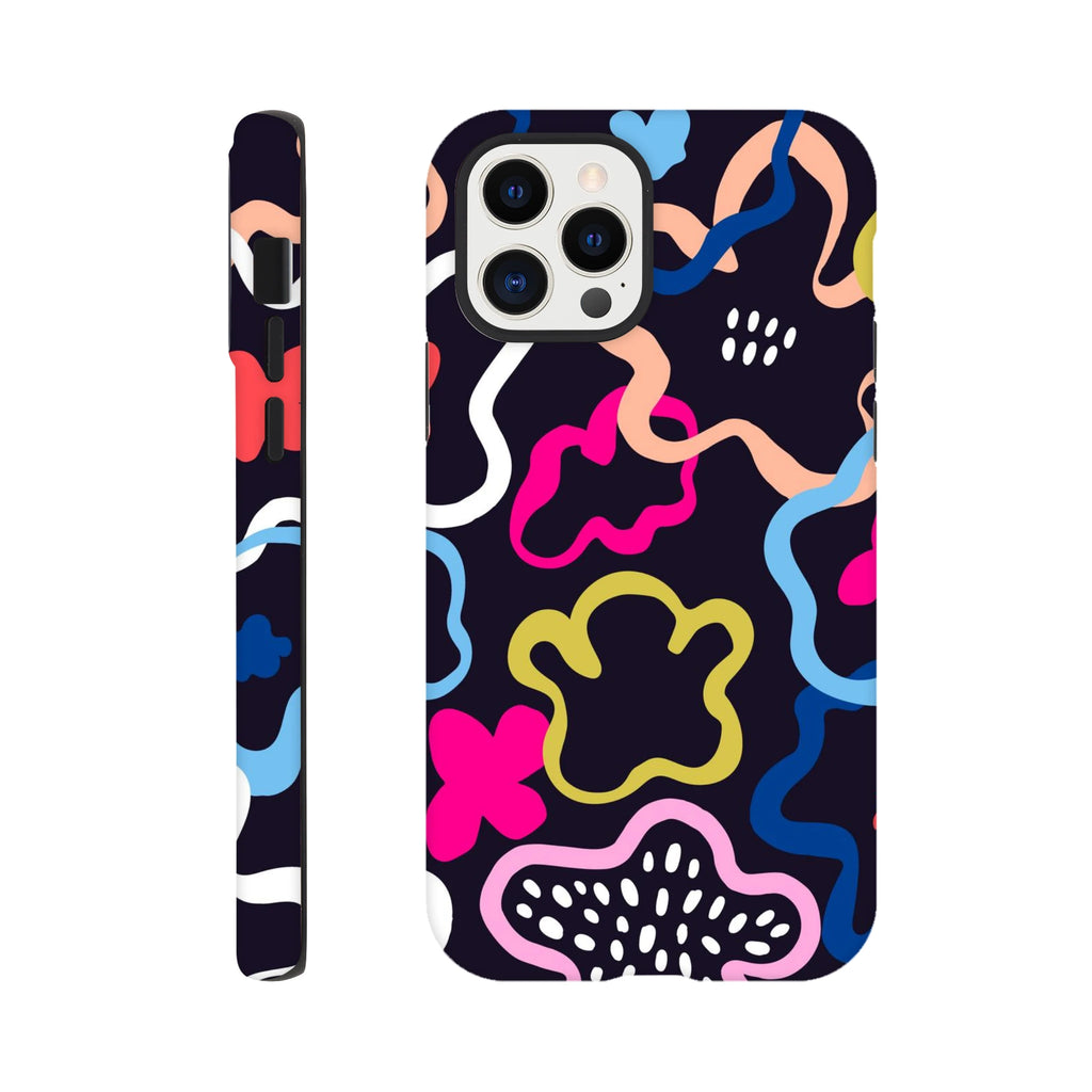 Colour Abstract Shapes - Apple iPhone Tough case iPhone 12 Pro iPhone Tough Case Globally Fulfilled