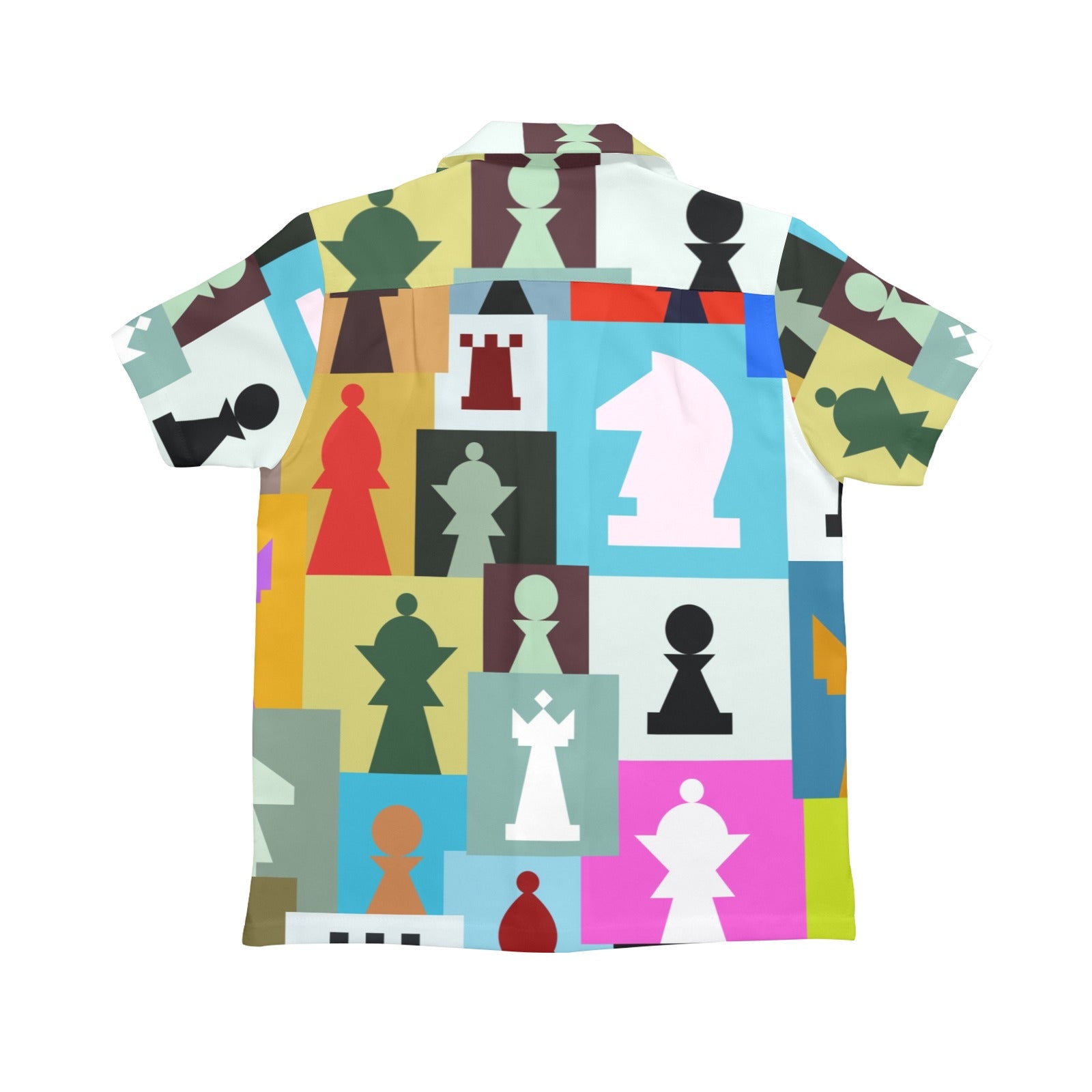 Colourful Chess - Senior Kids Hawaiian Shirt
