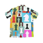 Colourful Chess Senior Kids Hawaiian Shirt Senior Kids Hawaiian Shirt 8-15 Chess Games Printed Offshore