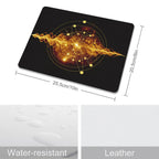 Atomic Wave Leather Mouse Pad Leather Mouse Pad Printed Offshore Science