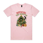 Official Tree Inspector Cat Men's Christmas T-shirt