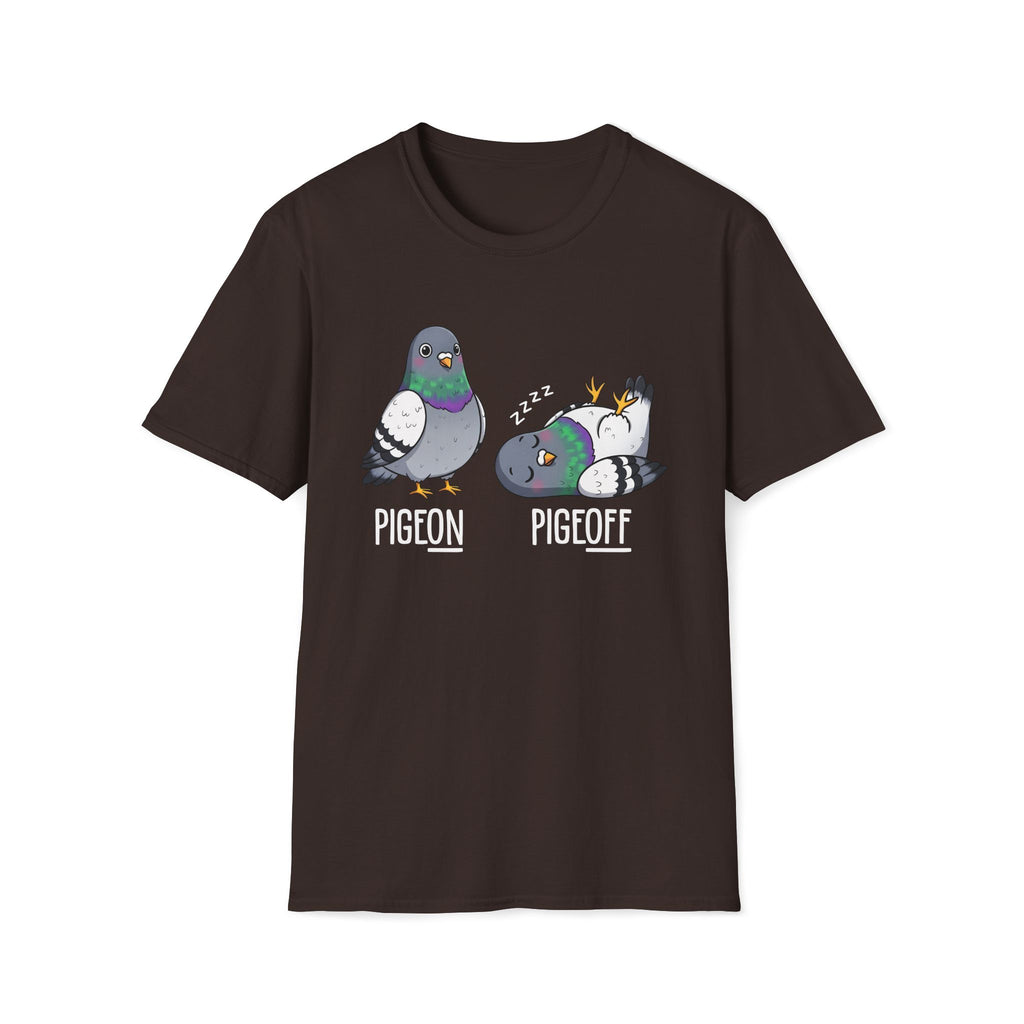 Pigeon vs Pigeoff Unisex T-Shirt Unisex Adult T-shirt Birds Globally Fulfilled