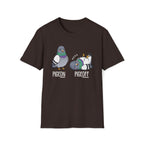Pigeon vs Pigeoff Unisex T-Shirt Unisex Adult T-shirt Birds Globally Fulfilled