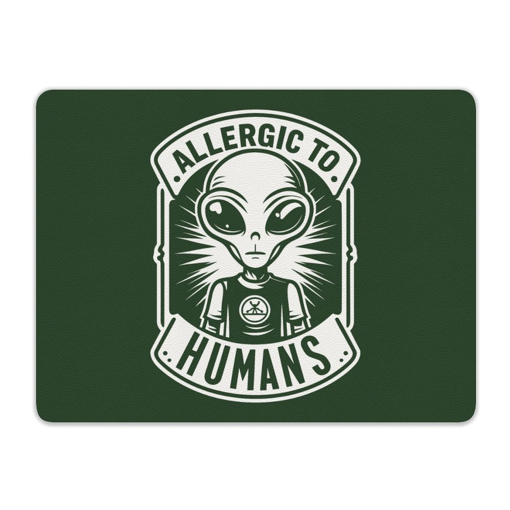 Allergic To Humans, Alien Leather Mouse Pad Leather Mouse Pad Printed Offshore Sci Fi