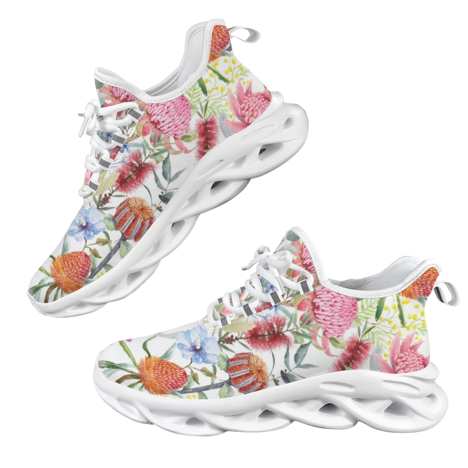 Australian Flowers Women's Twisted Sole Sneakers