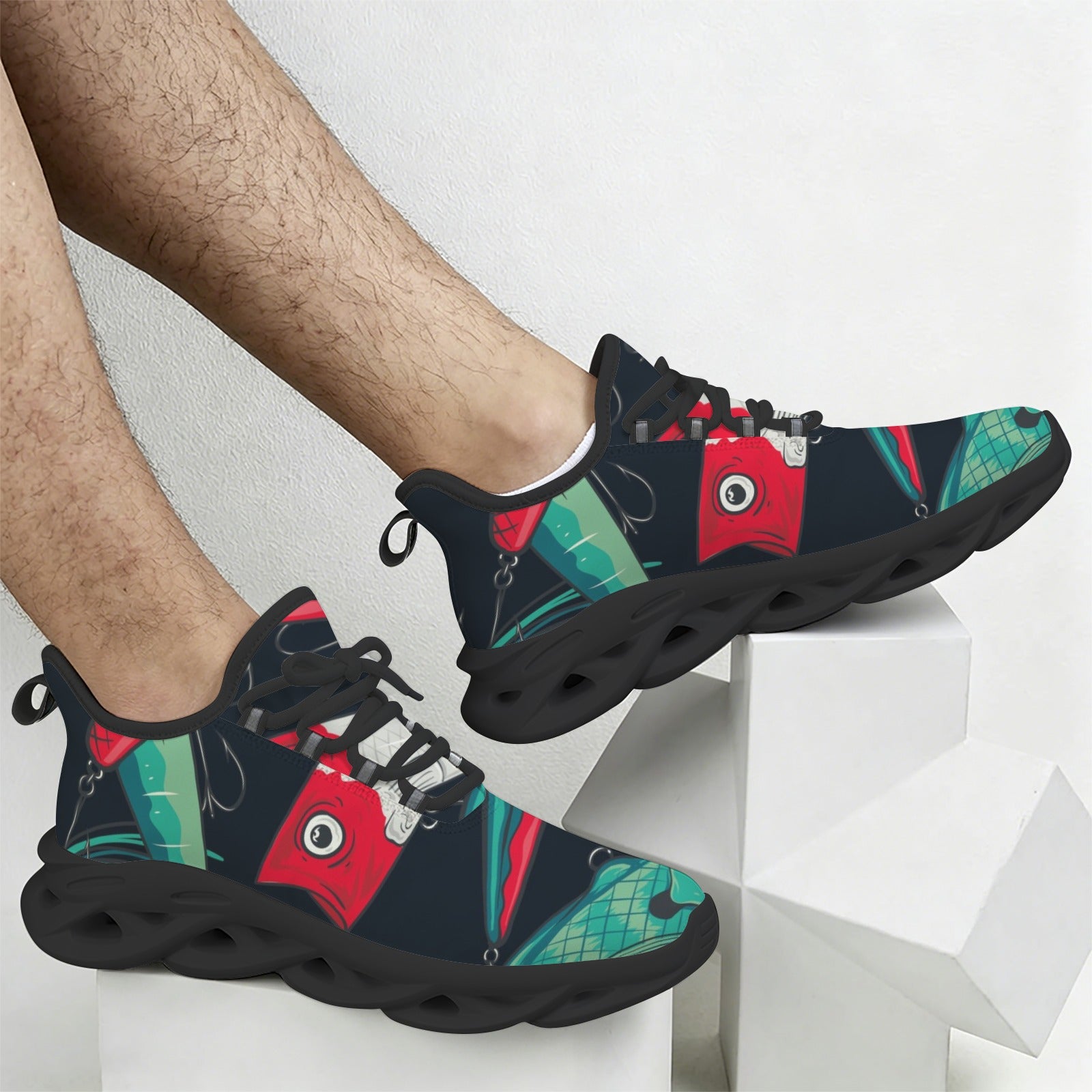 Fishing Lures Men's Twisted Sole Sneakers