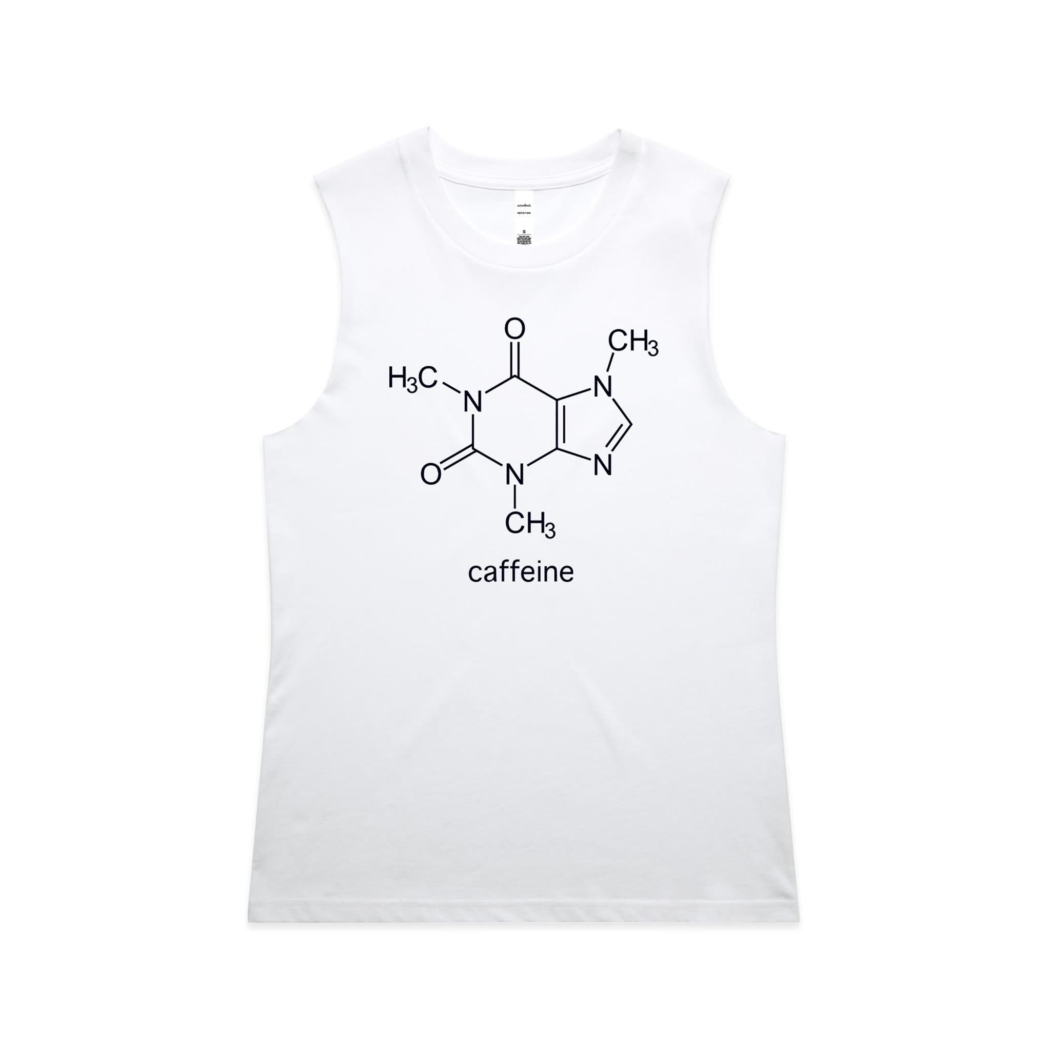 Caffeine Molecule - AS Colour Women's Maple Tank