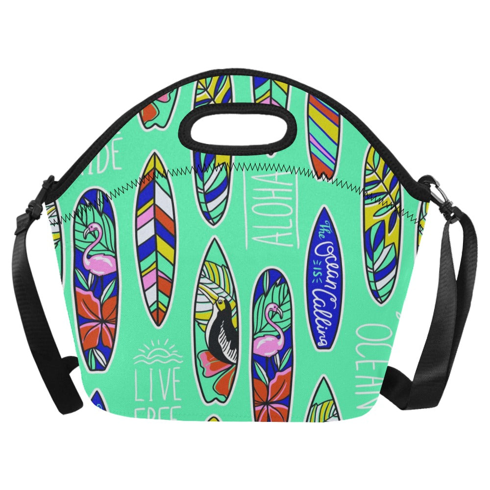 Surfboards - Neoprene Lunch Bag One Size Neoprene Lunch Bag Printed Offshore