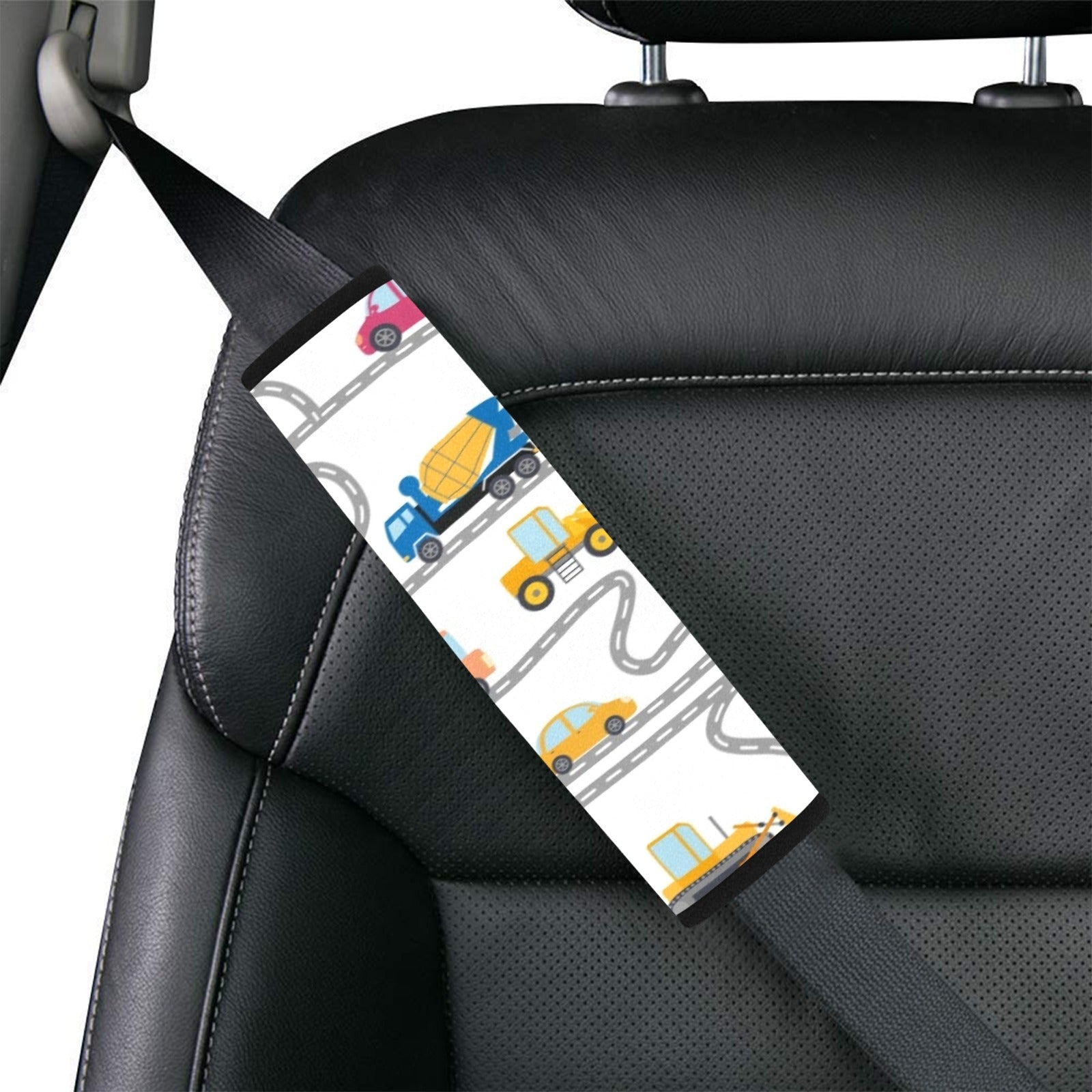 On The Road Car Seat Belt Cover 7''x10'' (Pack of 2) Car Seat Belt Cover 7x10 (Pack of 2) Printed Offshore