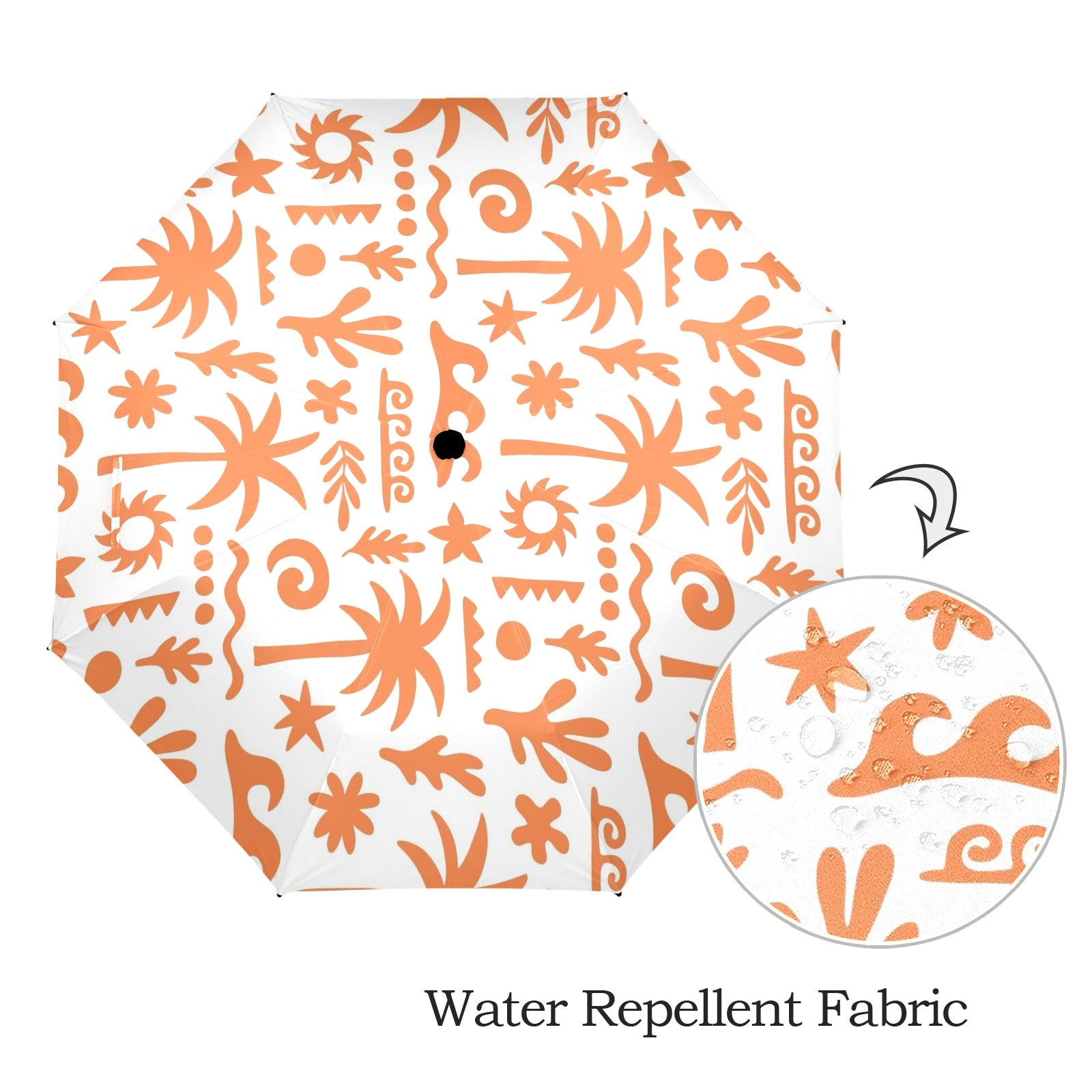 Orange Surf Umbrella Umbrella Printed Offshore Surf