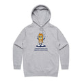 I Remember When I Was Smarter Than My Phone Women's AS Colour Hoodie Grey Marle Womens Hoodie Printed In Australia Tech