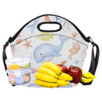 Under The Sea - Neoprene Lunch Bag Neoprene Lunch Bag Printed Offshore
