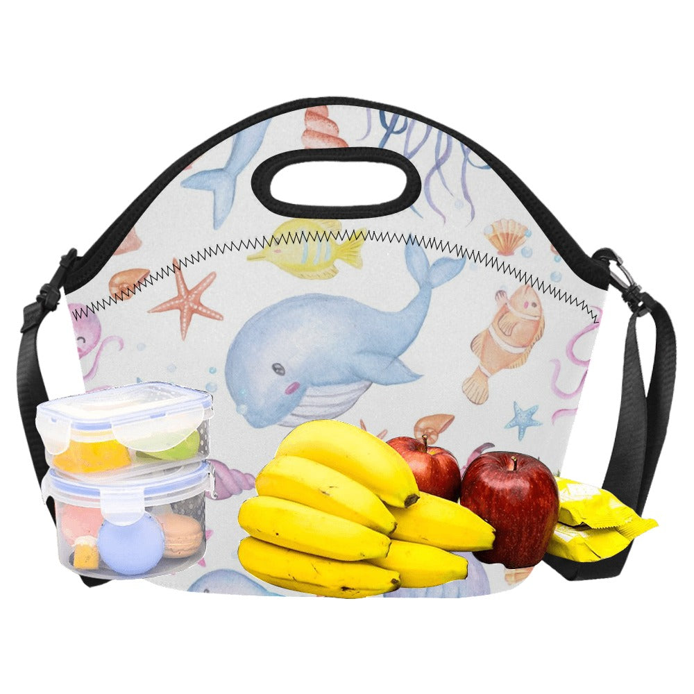 Under The Sea - Neoprene Lunch Bag Neoprene Lunch Bag Printed Offshore