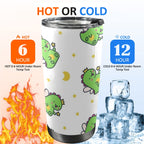 Dinosaur Fairy - 20oz Mobile Tumbler with Lid (Black Lock)