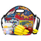 Comic Book - Neoprene Lunch Bag Neoprene Lunch Bag Printed Offshore