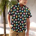 Colourful Cassettes Junior Kids Hawaiian Shirt