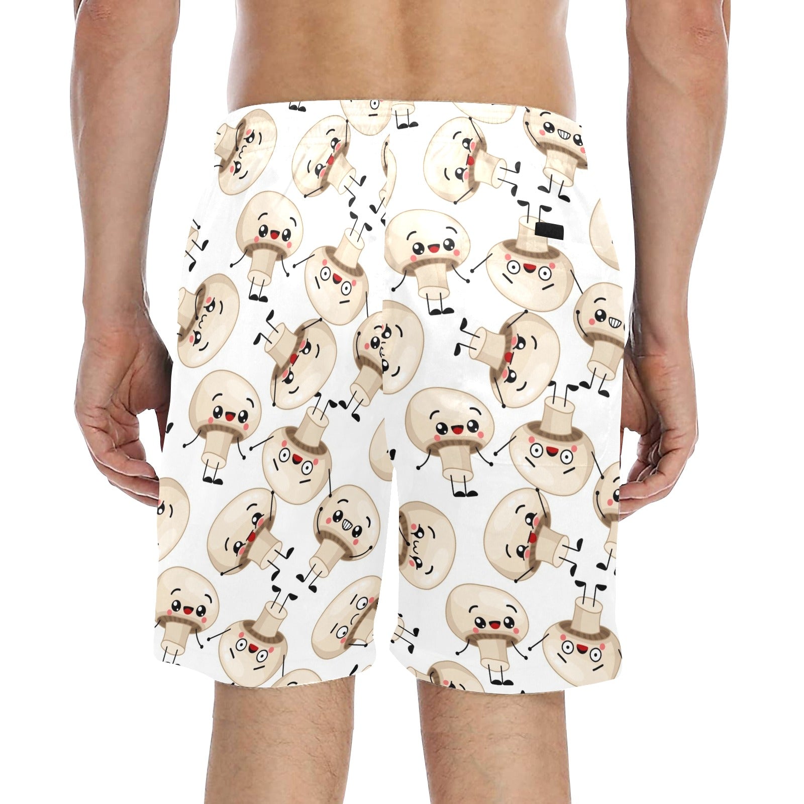 Cute Mushrooms - Men's Mid-Length Beach Shorts Men's Mid-Length Beach Shorts Food Printed Offshore