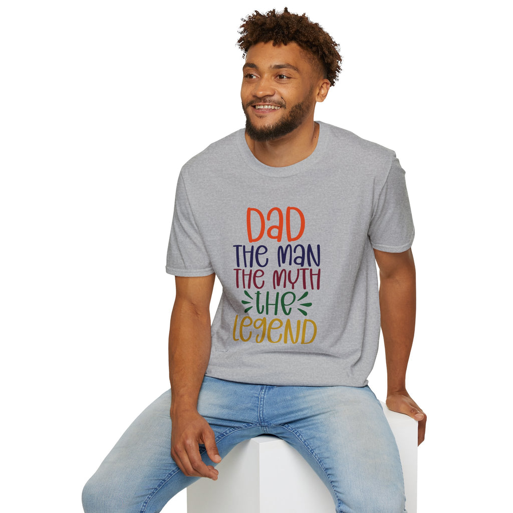 Dad, The Man, The Myth, The Legend - Unisex Softstyle T-Shirt