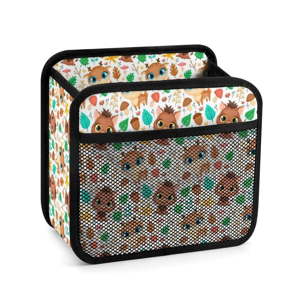 Cute Autumn Creatures Car Seat Back Organiser white 24.3x23.2x12.7cm Car Seat Back Organiser animal Printed Offshore
