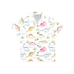 Dinosaur Garden - Junior Kids Hawaiian Shirt