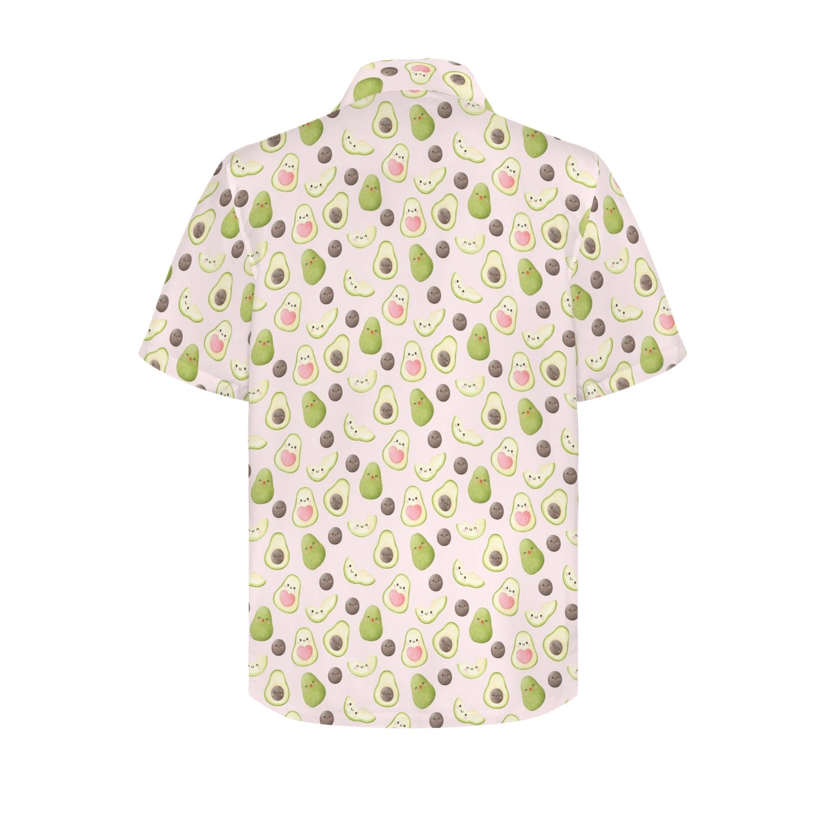 Avocado Love - Men's Short Sleeve Hawaiian Shirt Men's Hawaiian Shirt (New) Food Printed Offshore
