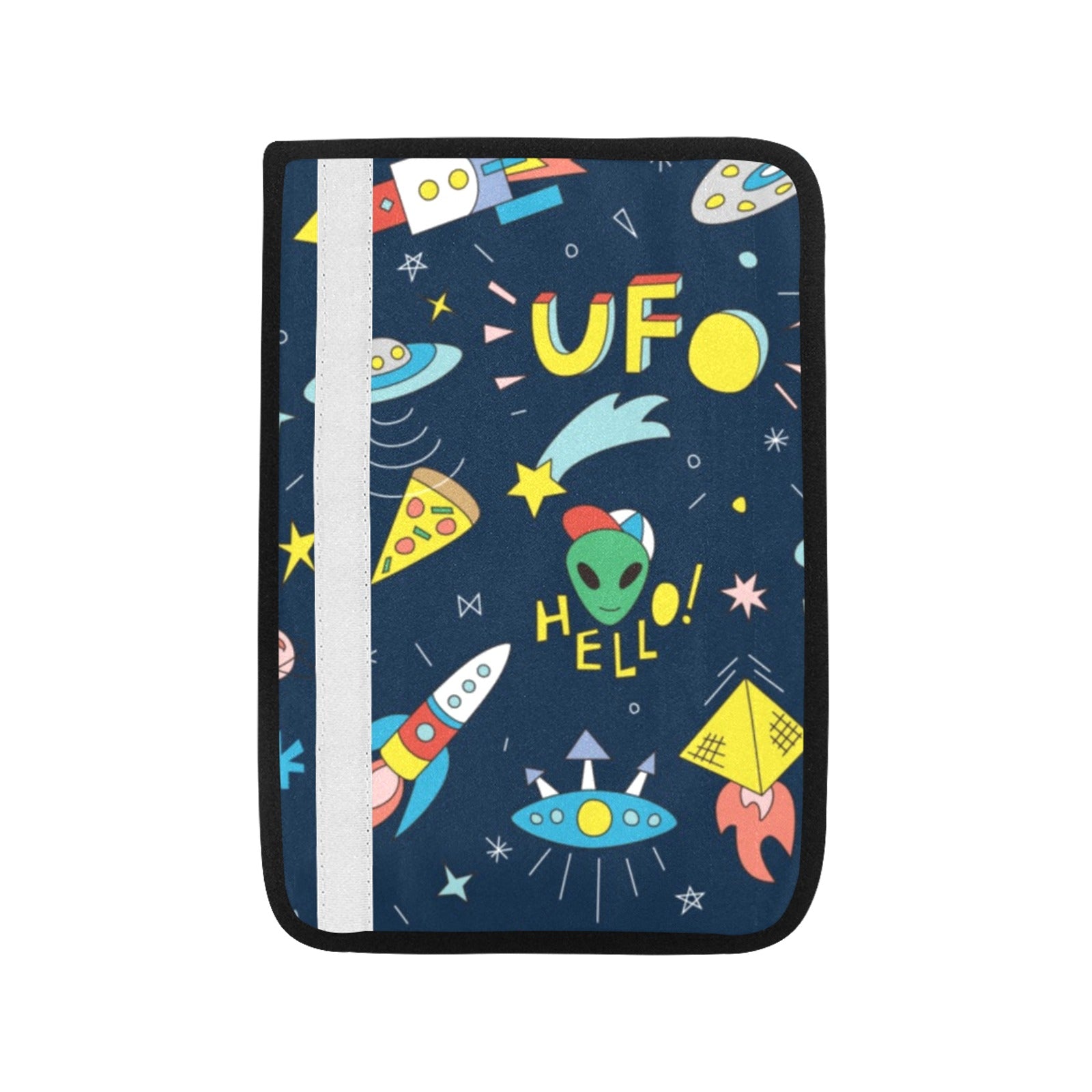 Alien Space Car Seat Belt Cover 7''x10'' (Pack of 2) Car Seat Belt Cover 7x10 (Pack of 2) Printed Offshore