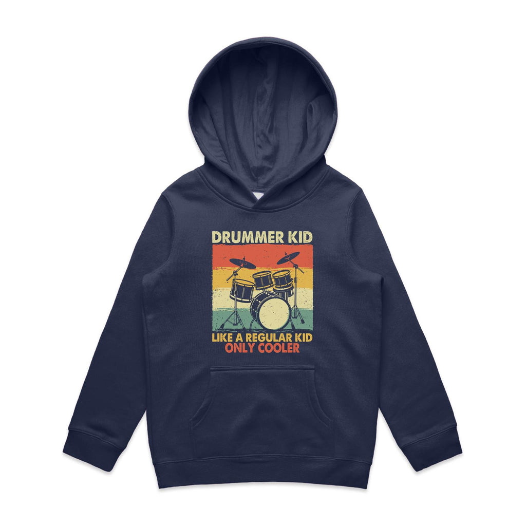 Drummer Kid - Kids Hoodie
