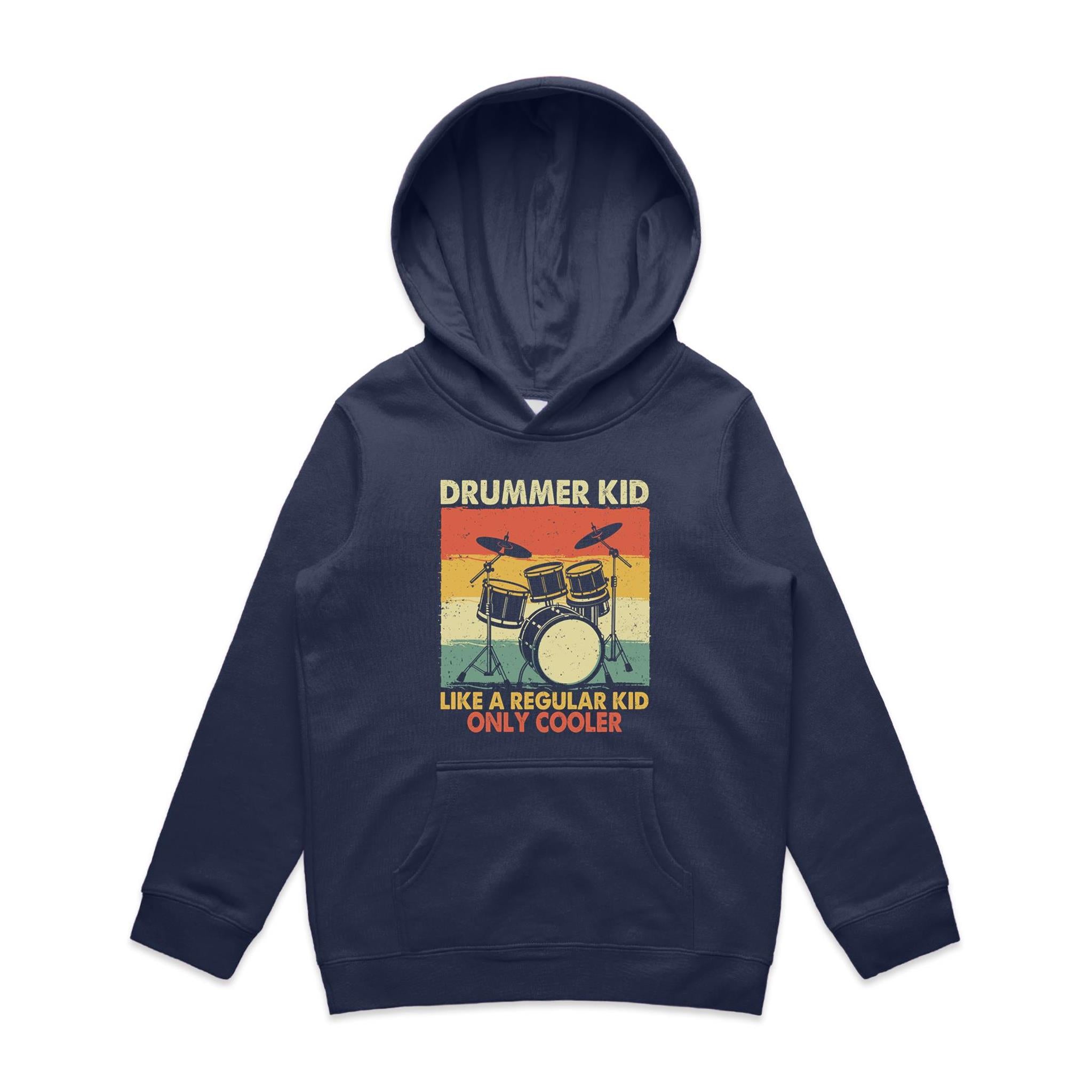 Drummer Kid - Kids Hoodie