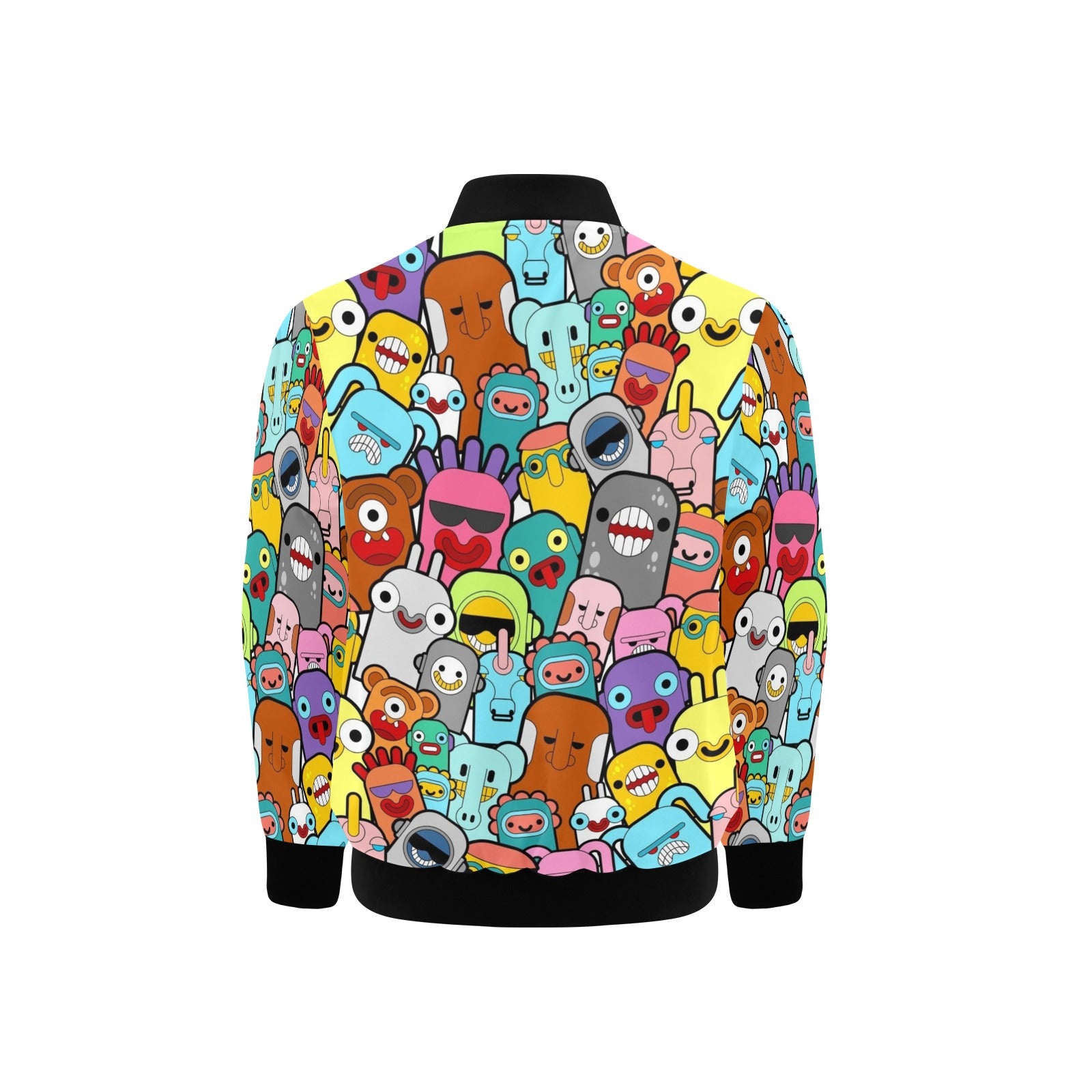 Happy Monsters Kids Bomber Jacket Kids Bomber Jacket Printed Offshore Sci Fi