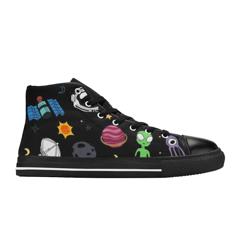 Kids Space - Kids High Top Canvas Shoes