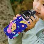 Cute Cartoon Cupcake 12oz Kids Water Bottle with Straw Lid