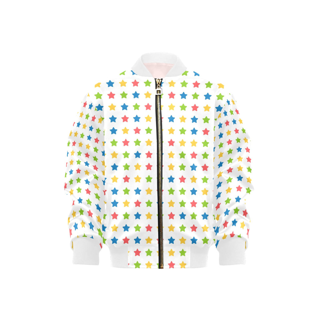 Stars Kids Bomber Jacket XL Kids Bomber Jacket Printed Offshore