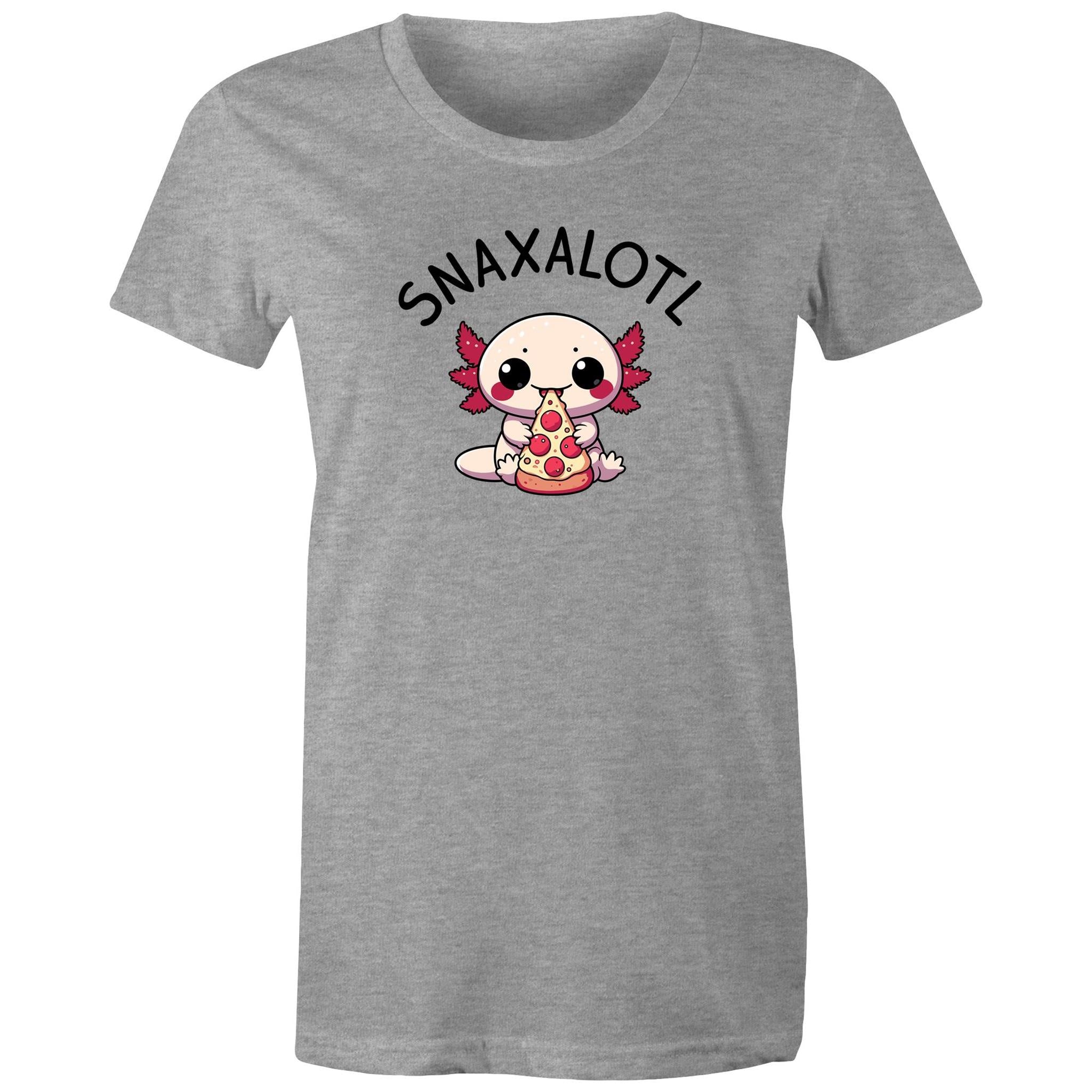 Snaxalotl, Axolotl Pizza - Womens T-shirt