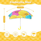 Bright Flowers Kids Safe Round Corner Umbrella Kids Safe Round Corner Umbrella Plants Printed Offshore