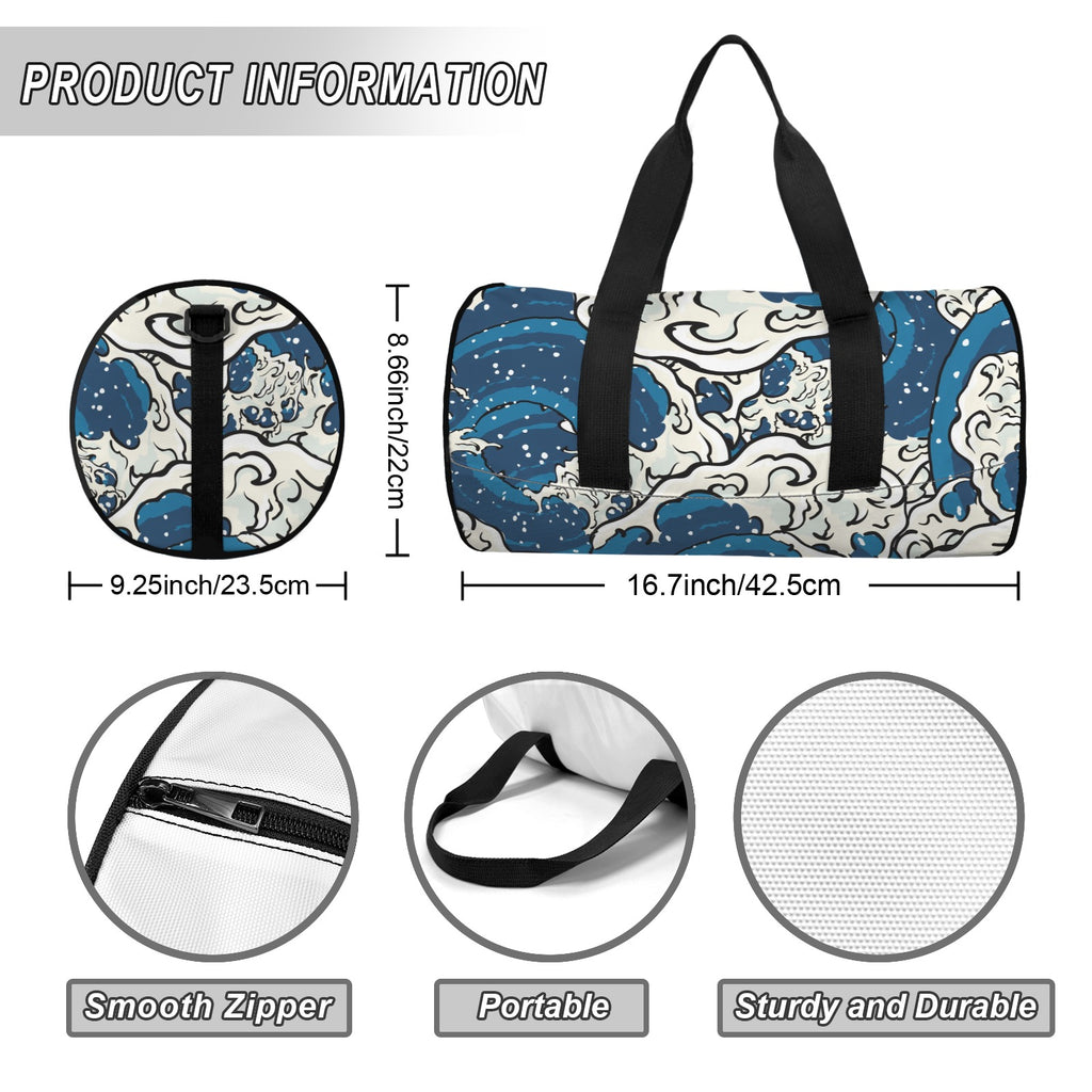 Waves Duffle Bag Duffle Bag Printed Offshore