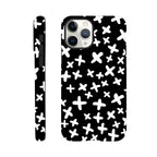 Black And White Crosses - Apple iPhone Tough case iPhone Tough Case Globally Fulfilled