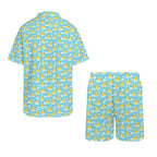 Rubber Ducks Men's Hawaiian Shirt & Shorts Set