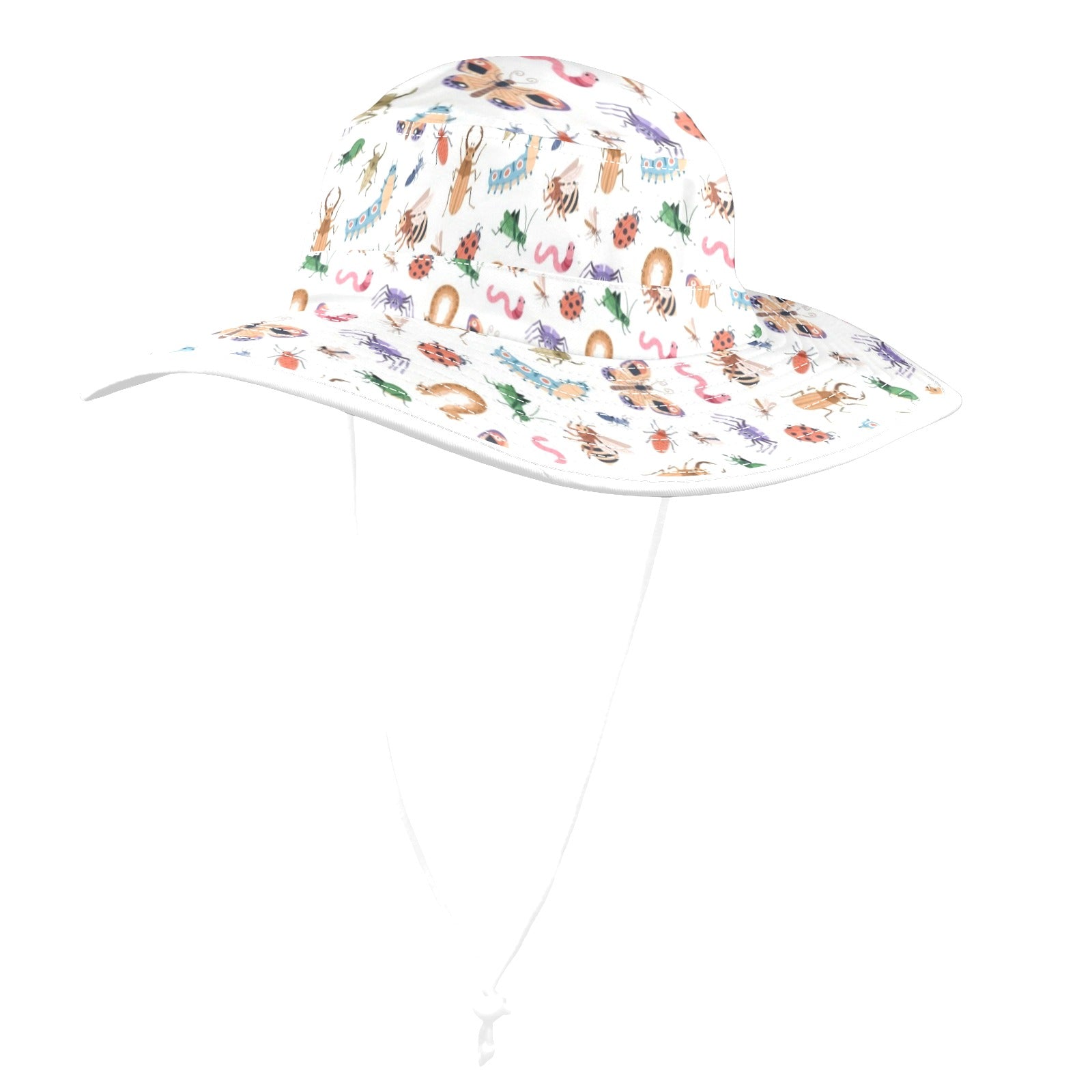 Cute Bugs Wide Brim Bucket Hat Wide Brim Bucket Hat animal Printed Offshore
