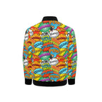 Comic Book 2 Kids Bomber Jacket Kids Bomber Jacket comic Printed Offshore