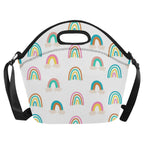 Cloud Rainbows - Neoprene Lunch Bag Neoprene Lunch Bag Printed Offshore