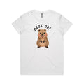 Quokka, Quok On Women's AS Colour T-shirt White Womens T-shirt animal Printed In Australia